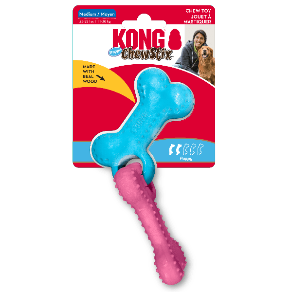 KONG Puppy Link ChewStix - Ideal Dog Toy for Teething Puppies