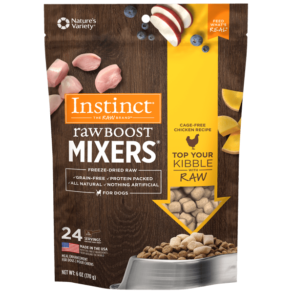 6oz Instinct Raw Boost Mixers Cage-Free Chicken Recipe - Premium Dog Food Topper
