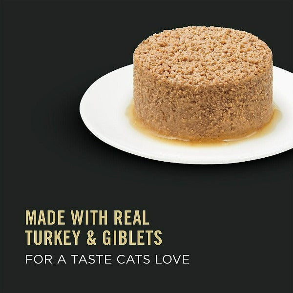 Purina Pro Plan Adult 7+ Prime Plus Premium Canned Turkey & Giblets Entree Wet Cat Food, 85g