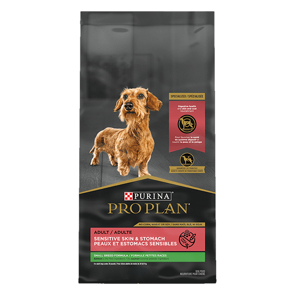 Purina Pro Plan High - Protein Adult Small Breed Salmon & Rice Dry Dog Food for Sensitive Skin & Stomach