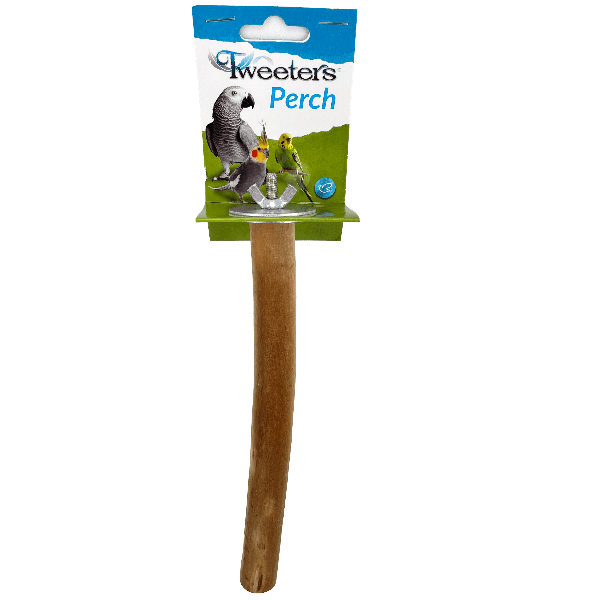 Tweeters All - Natural Wooden Bird Perches for Indoor Use