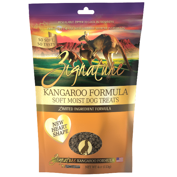 Zignature Soft and Moist Dog Treats with Kangaroo Formula for Canine Companions