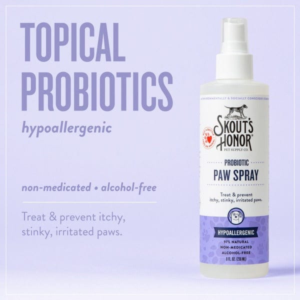 Skout's Honor Premium Probiotic Spray for Pets' Itchy, Stinky, and Irritated Paws
