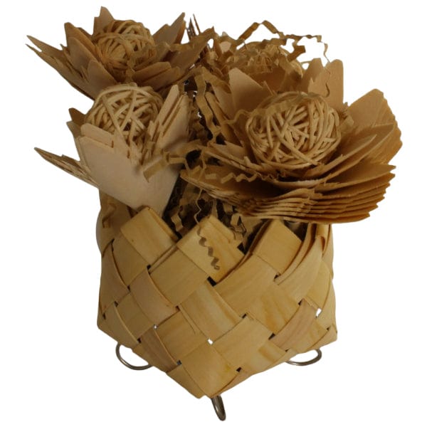Lush Verdant Pot - An Ideal Foraging Bird Toy for Parakeets and Parrots