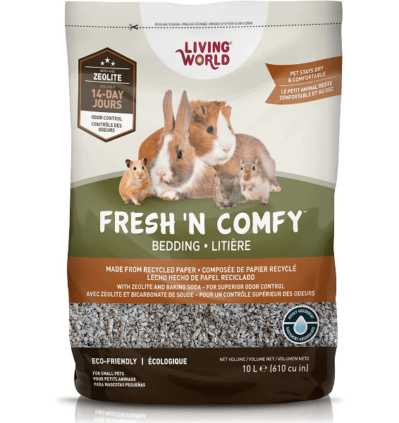 Living World Environmentally-Friendly Fresh and Comfy Bedding for Small Animals, Reptiles, Birds, and Cats in Tan Color