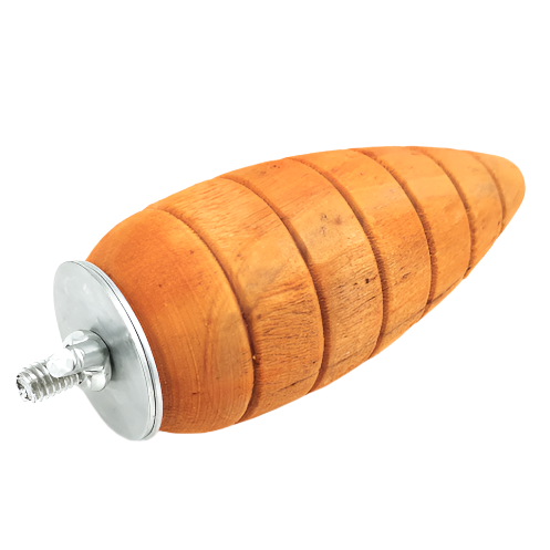 Moss Hollow Fun - Style Wooden Carrot Chew Toy for Pet Dental Health
