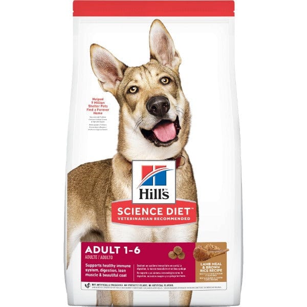 Hill's Science Diet Adult Dry Dog Food with Lamb Meal & Brown Rice