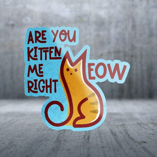 Adorable Cat Sayings Sticker Pack - Kitten Right Meow, Including Small Stickers for Multiple Uses