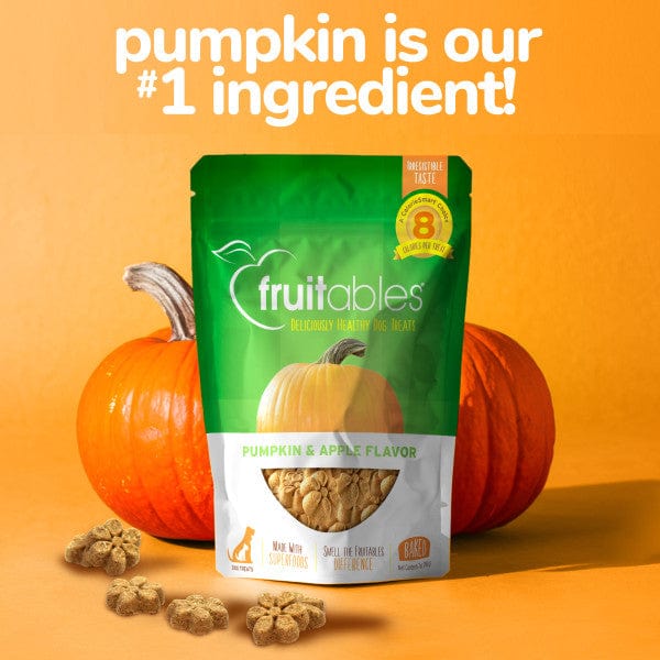 Fruitables Oven - Baked Pumpkin & Apple Low - Calorie Dog Treats