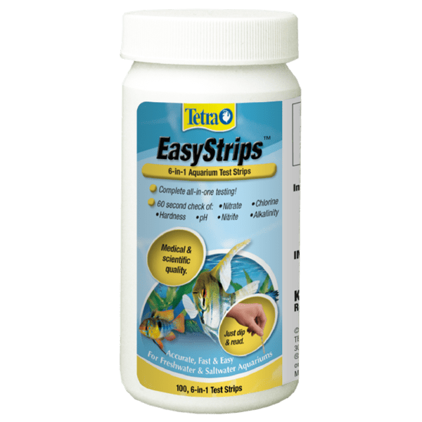 Tetra 6-in-1 Easy Aquarium Water Test Strips for Precise Results