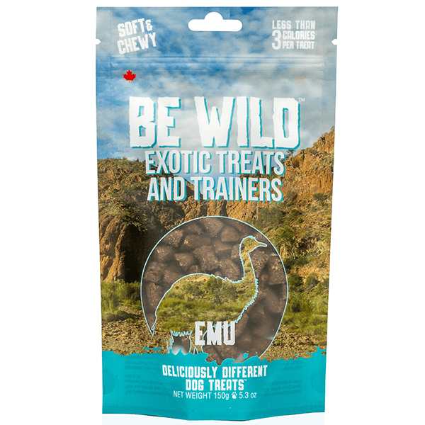 this&that Canine Co. Be Wild Emu Dog Treats for Daily Reward and Training
