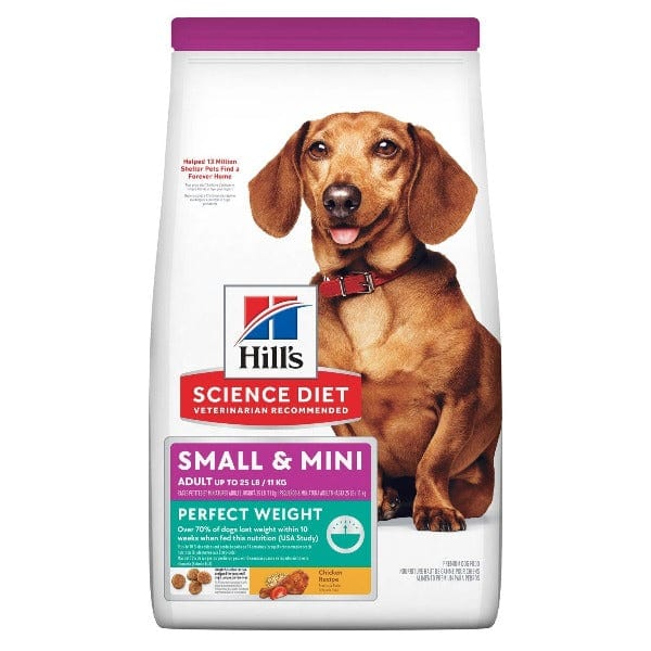 Hill's Science Diet 4lb Dry Dog Food with Chicken for Adult Small & Mini Breeds, Perfect for Weight Management