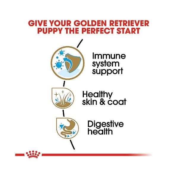 Royal Canin 30lb Dry Dog Food Specially Formulated for Golden Retriever Puppies