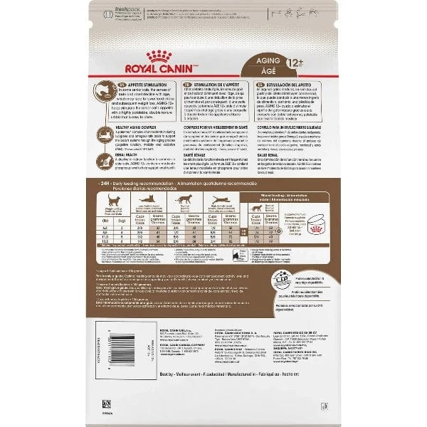 Royal Canin Dry Cat Food for Aging Cats 12 Years and Older, 6lb Bag