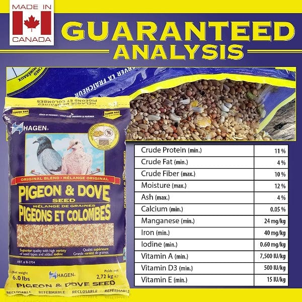 High - Quality Hagen VME Seed Blend for Pigeons and Doves