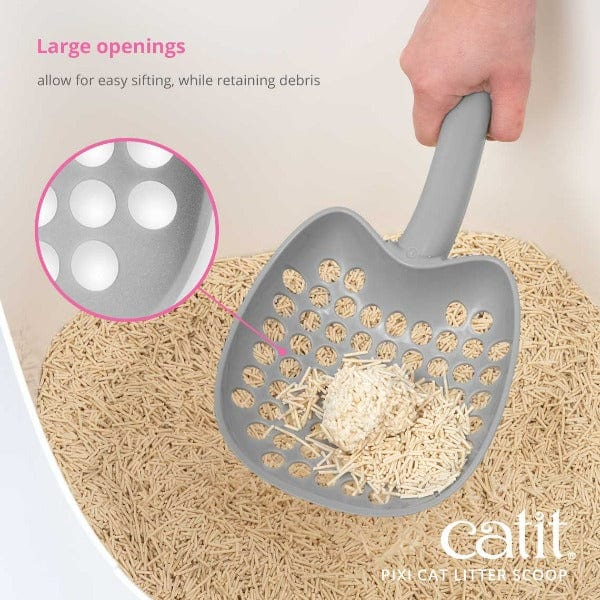 Catit PIXI Comfortable Cat Litter Scoop for Lightweight Natural Litters