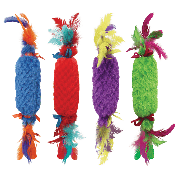 Multipet Mini Katz Kuddlerz Plush Cat Toy for Feline Companions
