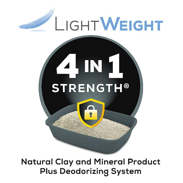 Tidy Cats Lightweight 4-in-1 Multi-Cat Clumping Litter with Ammonia Blocking