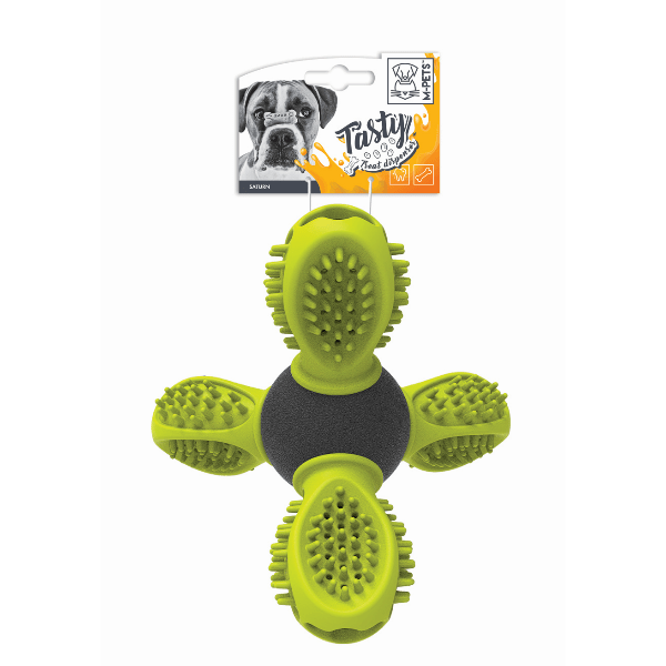 M-PETS Saturn Sturdy Treat-Dispensing Toy for Small/Medium Dogs
