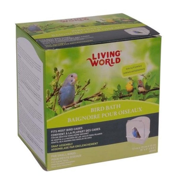 Adjustable Outdoor Living World Bird Bath for Safe and Fun Bird Bathing
