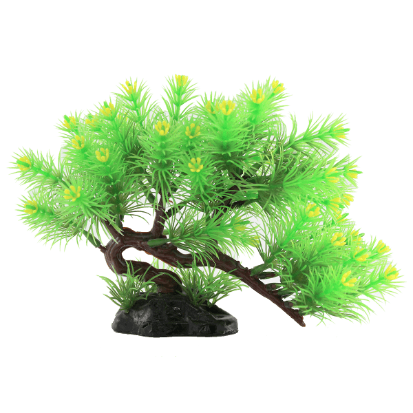 High - Quality Plastic Aquarium Decoration: Blooming Bonsai Tree Fish Gear