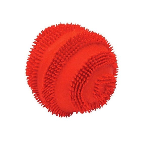 Rascals Safe and Durable 2.5' Latex Spiny Squeaky Ball Dog Toy