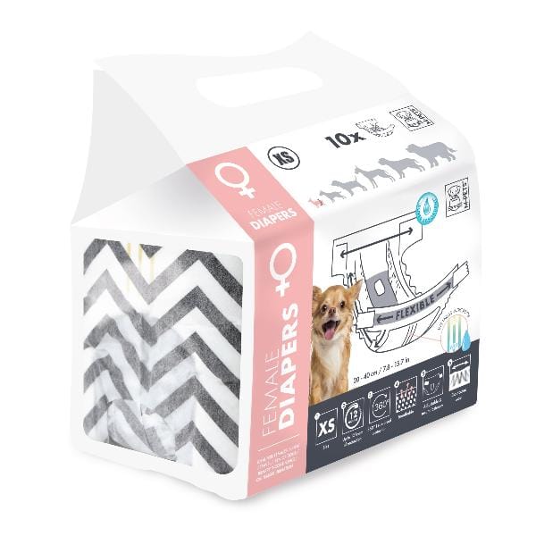 M-PETS Disposable Diapers Specially Designed for Female Dogs