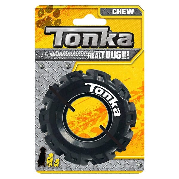 Tonka Durable Rubber Tread Dog Toy for Energetic Puppies