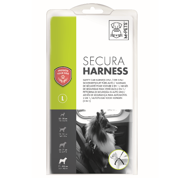 M-PETS Secura High - Quality Safety Dog Car and Walking Harness