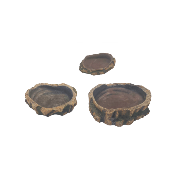 Repti Gear Rainforest-Style Reptile Drinking and Soaking Water Dish