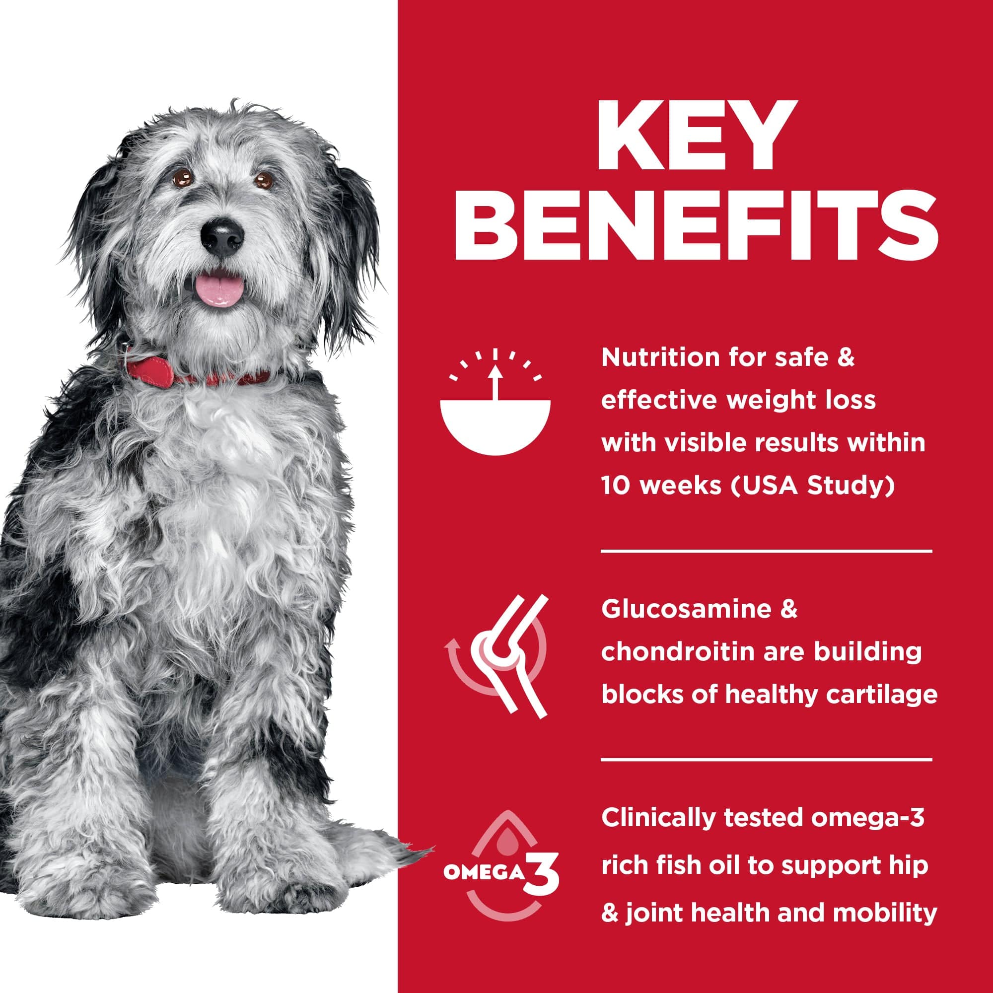 Hill's Science Diet Adult Dry Dog Food - Chicken Recipe for Perfect Weight and Joint Support