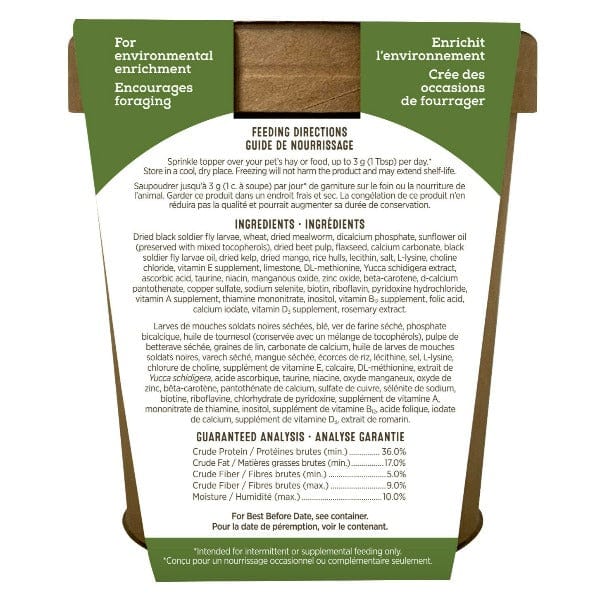 Living World Green Gourmet Insect Toppers for Small Pets