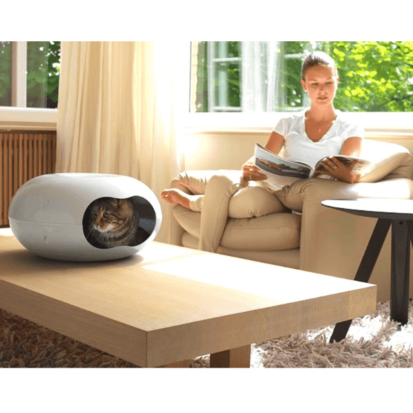 High - Quality Plastic Modern Donut - Shaped Cat and Small Dog Bed Cave