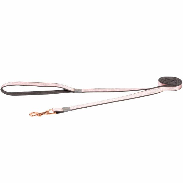 Rogz Urban Classic Dog Lead for Small Dogs with Soothing Pastel Colors and Rose Gold Trims