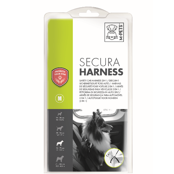 M-PETS Secura High - Quality Safety Dog Car and Walking Harness