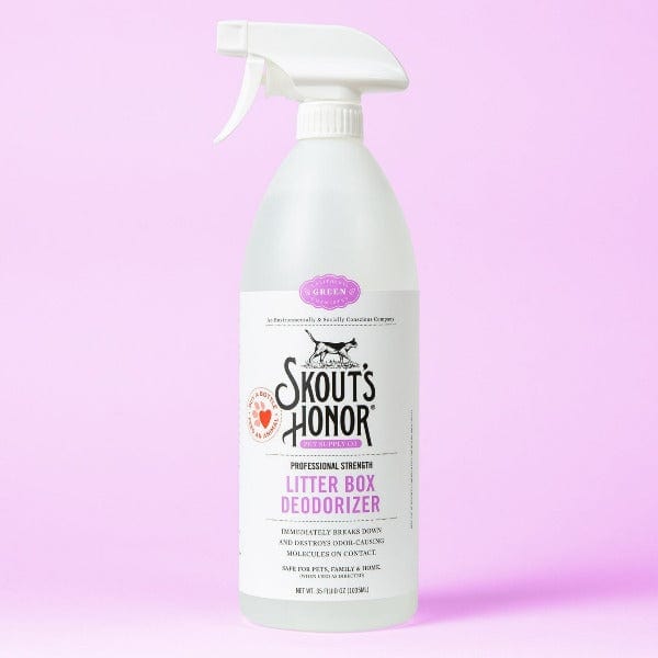 Skout's Honor Premium Cat Litter Box Odor Eliminating Deodorizer Spray