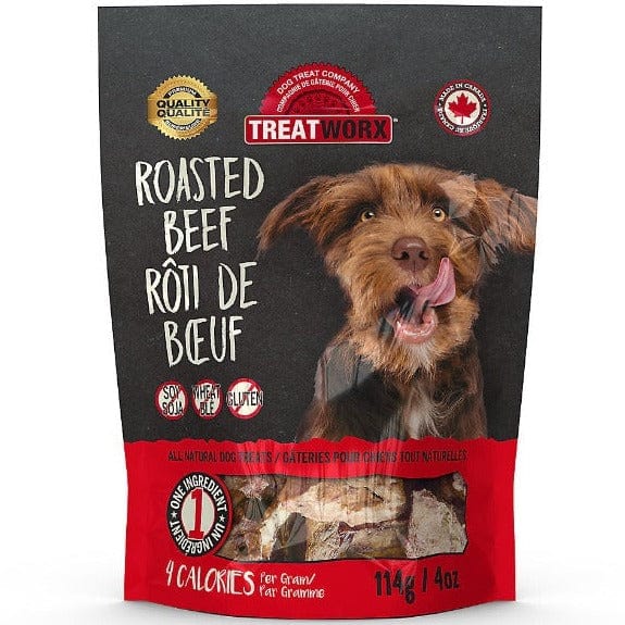 Treatworx Premium Roasted Beef Dog Treats - A Wholesome Snack for Canines