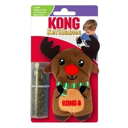 KONG Reindeer-shaped Refillable Cat Toy for the Holiday Season
