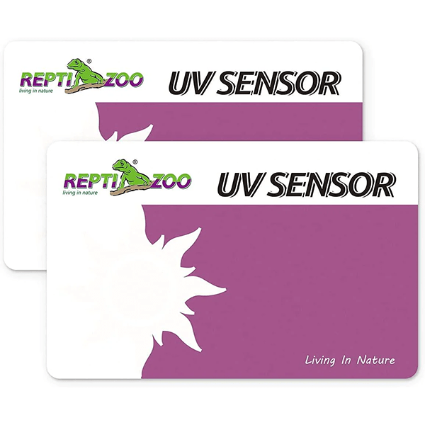 Reptizoo Two-Pack Durable UV Sensor Tester Card for Reptiles