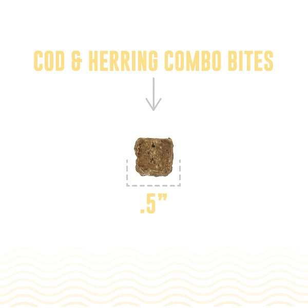 Icelandic Premium Cod and Herring Combination Bites - Special Order Fish Dog Treats