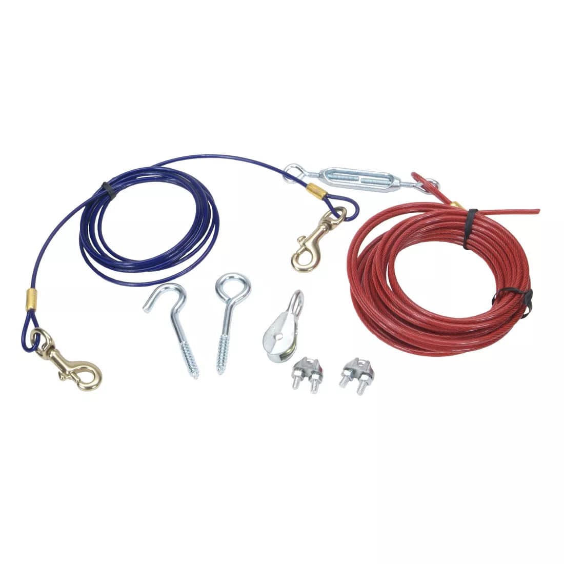 Titan Aerial Dog Run - 25' or 50' Line for Dogs Up to 50 lbs