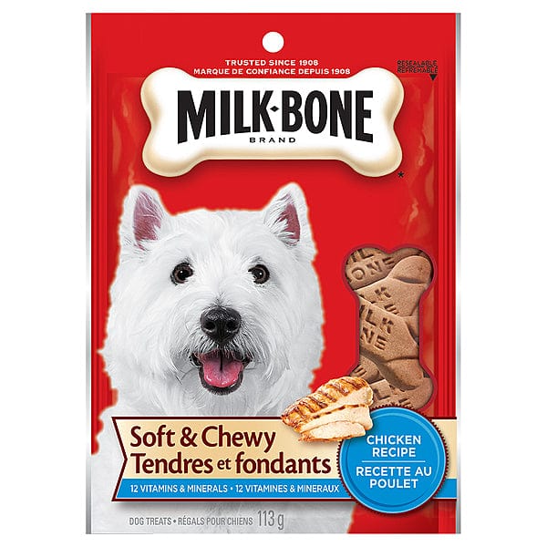 Milk-Bone Delicious Soft and Chewy Dog Treats with Chicken Recipe