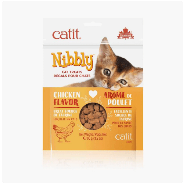 Catit Artisan-Baked Nibbly Cat Treats with Chicken Flavor