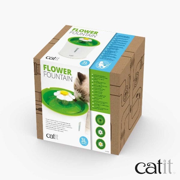 Catit Flower-Style Water Fountain for Feline Companions