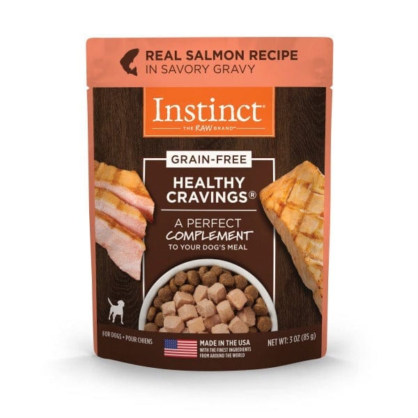 Instinct Healthy Cravings Grain - Free Dog Food Pouch with Real Wild - Caught Salmon Recipe