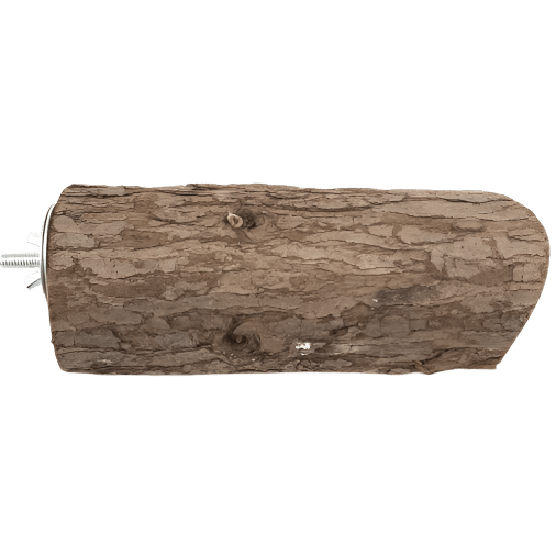 Natural Pine Moss Hollow Wood Perch for Small Animals' Exercise