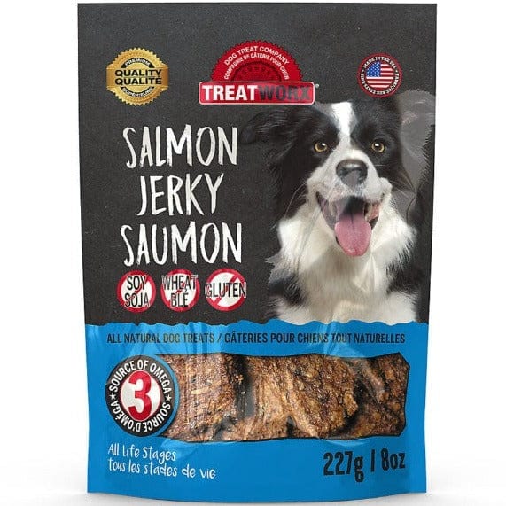 Treatworx Premium Salmon Jerky Healthy Dog Treats