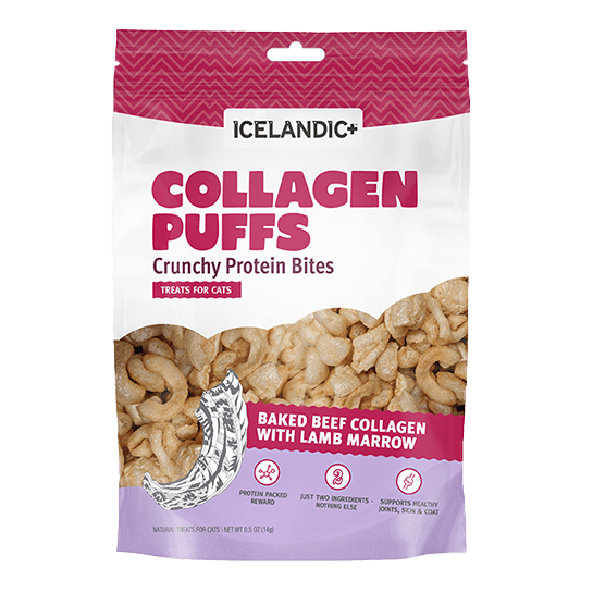 Delicious Icelandic-Style Beef Collagen Puffs with Lamb Marrow - Premium Cat Treats (Special Order)
