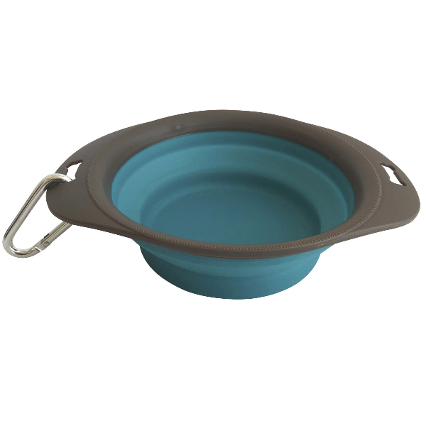 M-PETS Travel-Friendly Foldable Dog Bowl for Adventurous Journeys