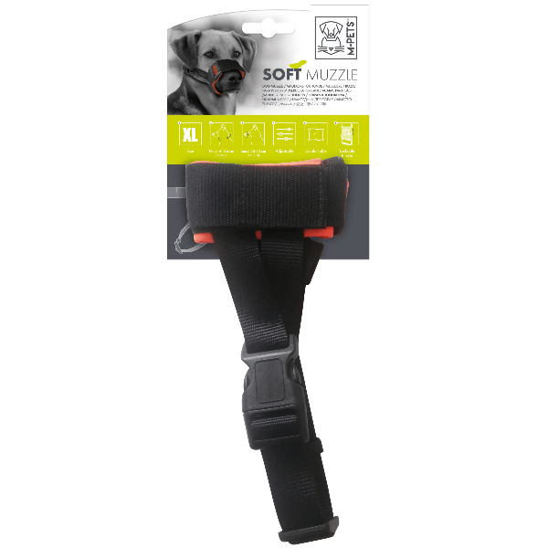M-PETS Adjustable Soft Muzzle for Aggressive Dogs